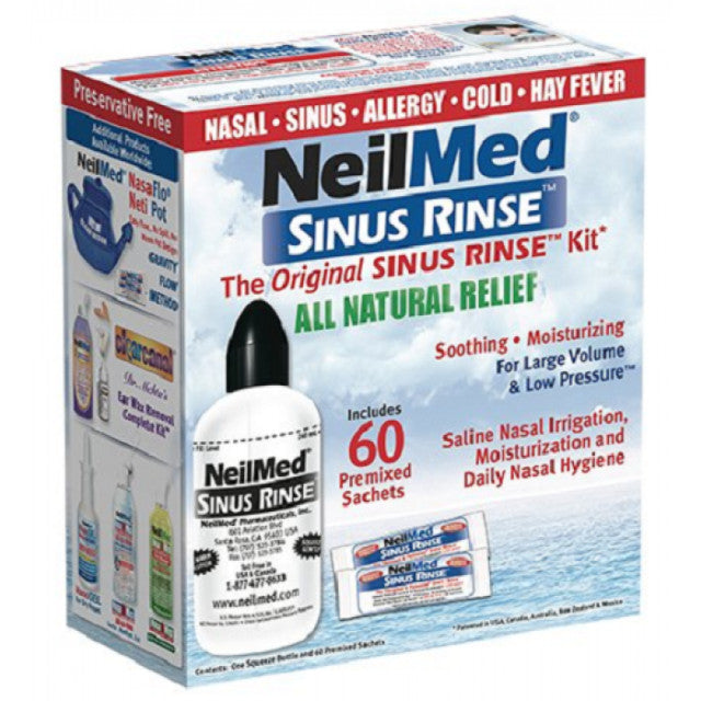 NeilMed Premixed Sinus Rinse Kit 60 Sachets