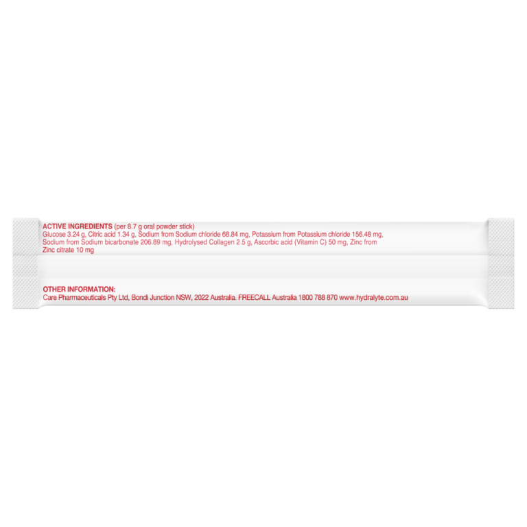 Hydralyte Plus Collagen with Hydrolysed Marine Collagen 10 Oral Powder Sticks