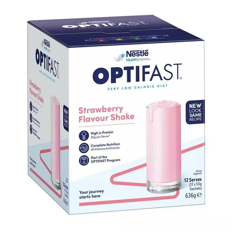 Optifast VLCD Shake Chocolate 12 x 53g Sachets