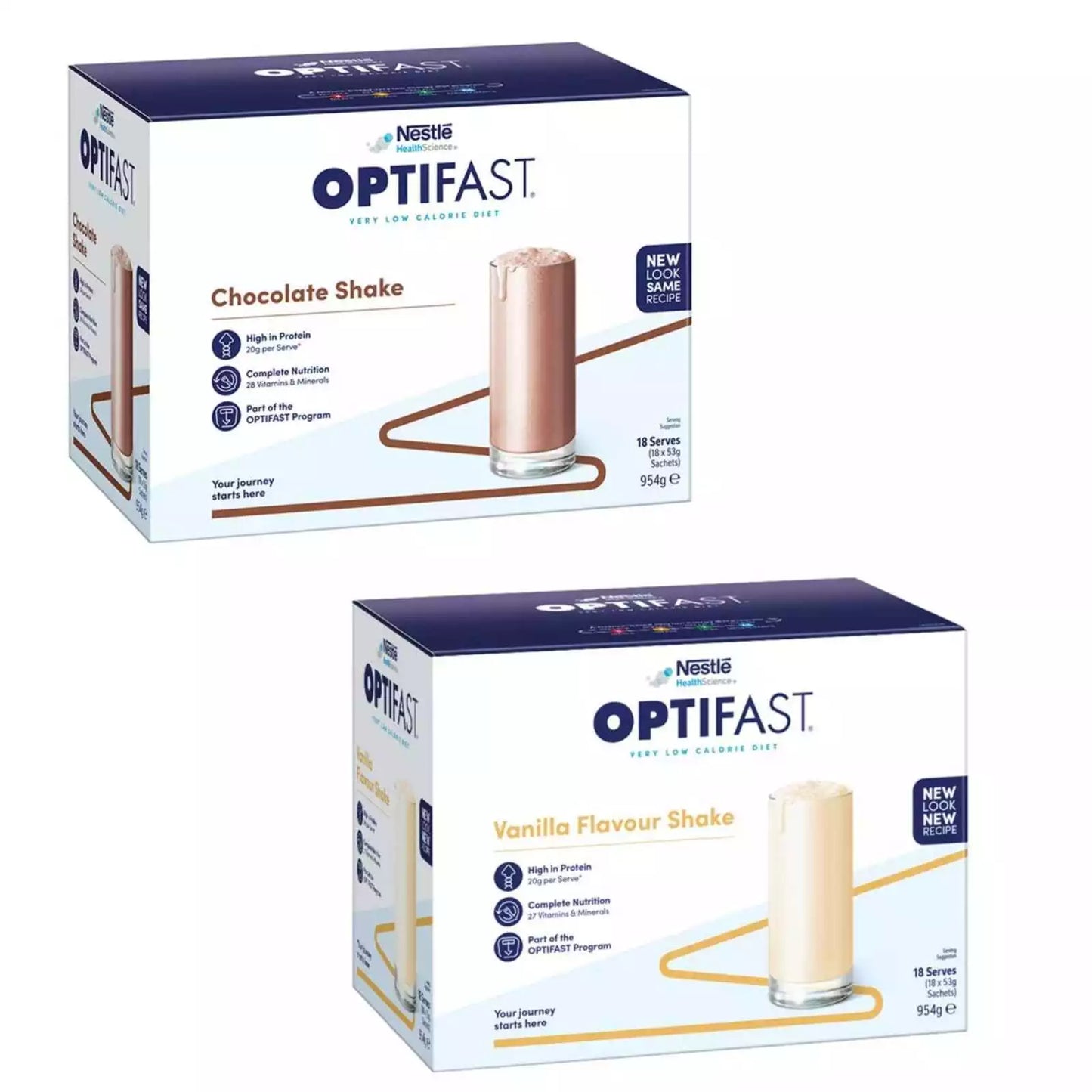 Optifast VLCD Shake 18 x 53g Sachets