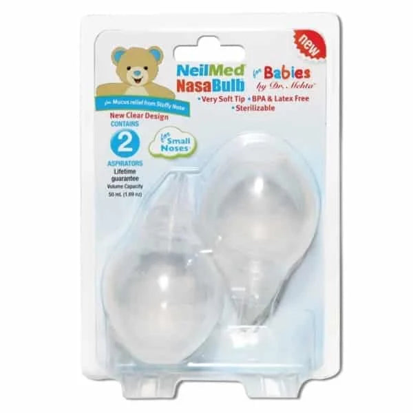 NeilMed NasaBulb Nasal Aspirator 2pk