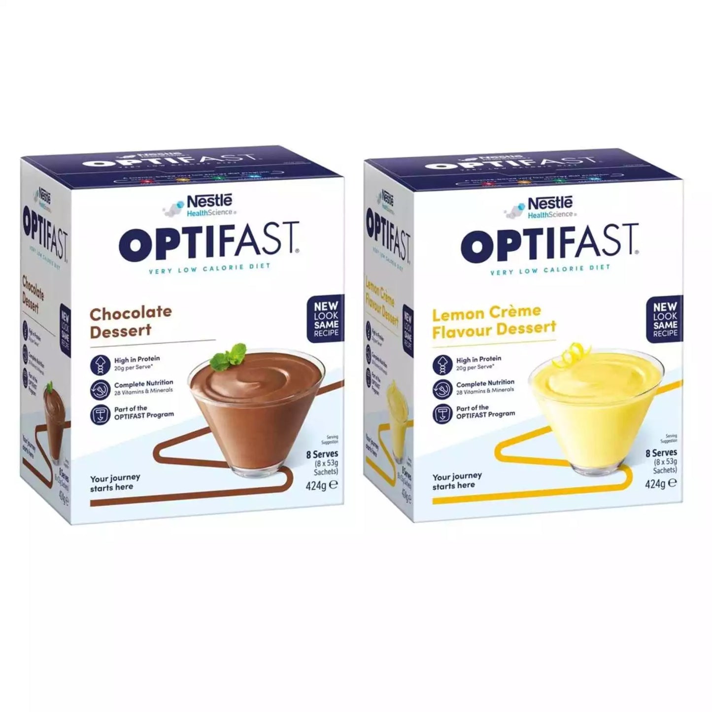 Optifast VLCD Dessert 8 x 53g Sachets