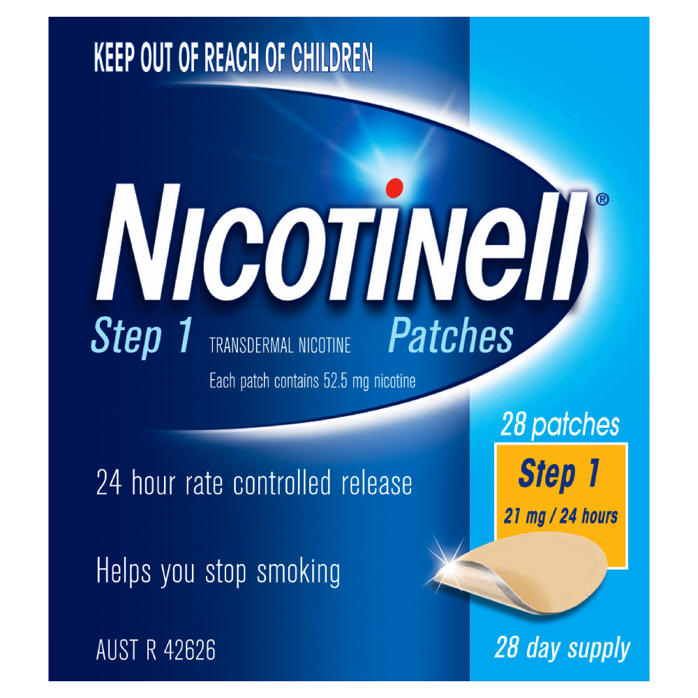 Nicotinell Step 1 (21mg/24 hours) 28 Patches