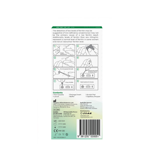 2san Ferrintin (iron) Rapid Test 1pack