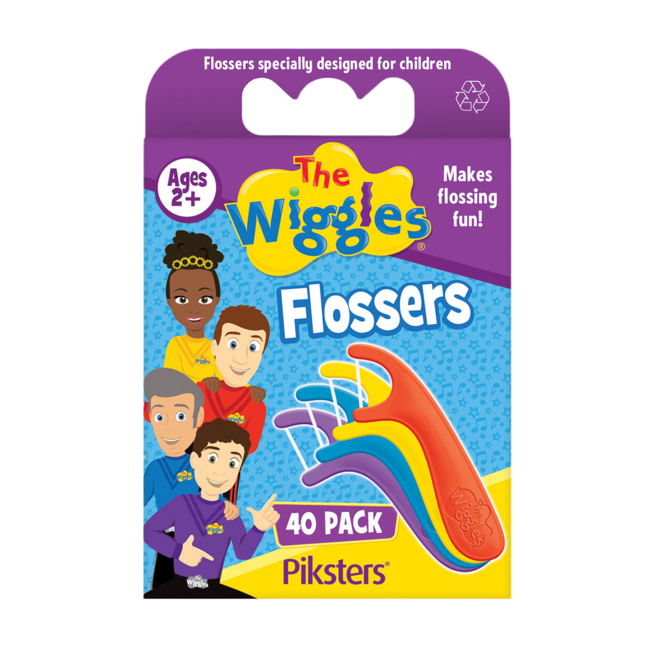 Piksters® The Wiggles® Flossers 40 Pack