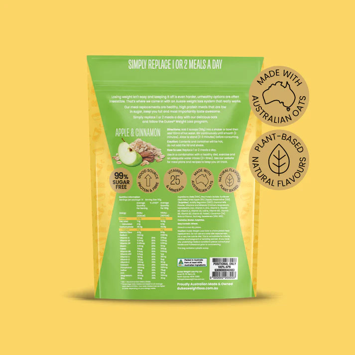 Dukes Weight Loss Oats Apple & Cinnamon 700g