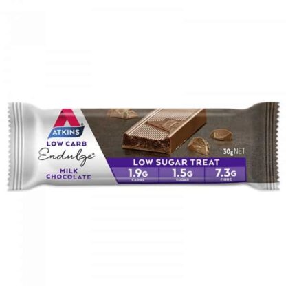 Atkins Low Carb Endulge Bars 15 x 30g – Milk Chocolate