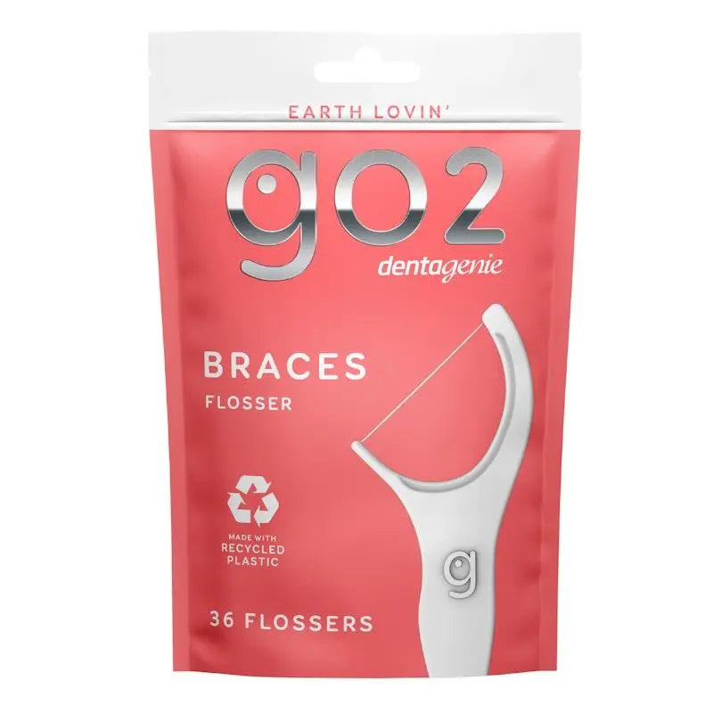 GO2 Dentagnie Braces Flosser 36 x 3 Multipack