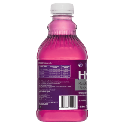 Hydralyte Electrolyte Solution 1 Litre – Apple Blackcurrant