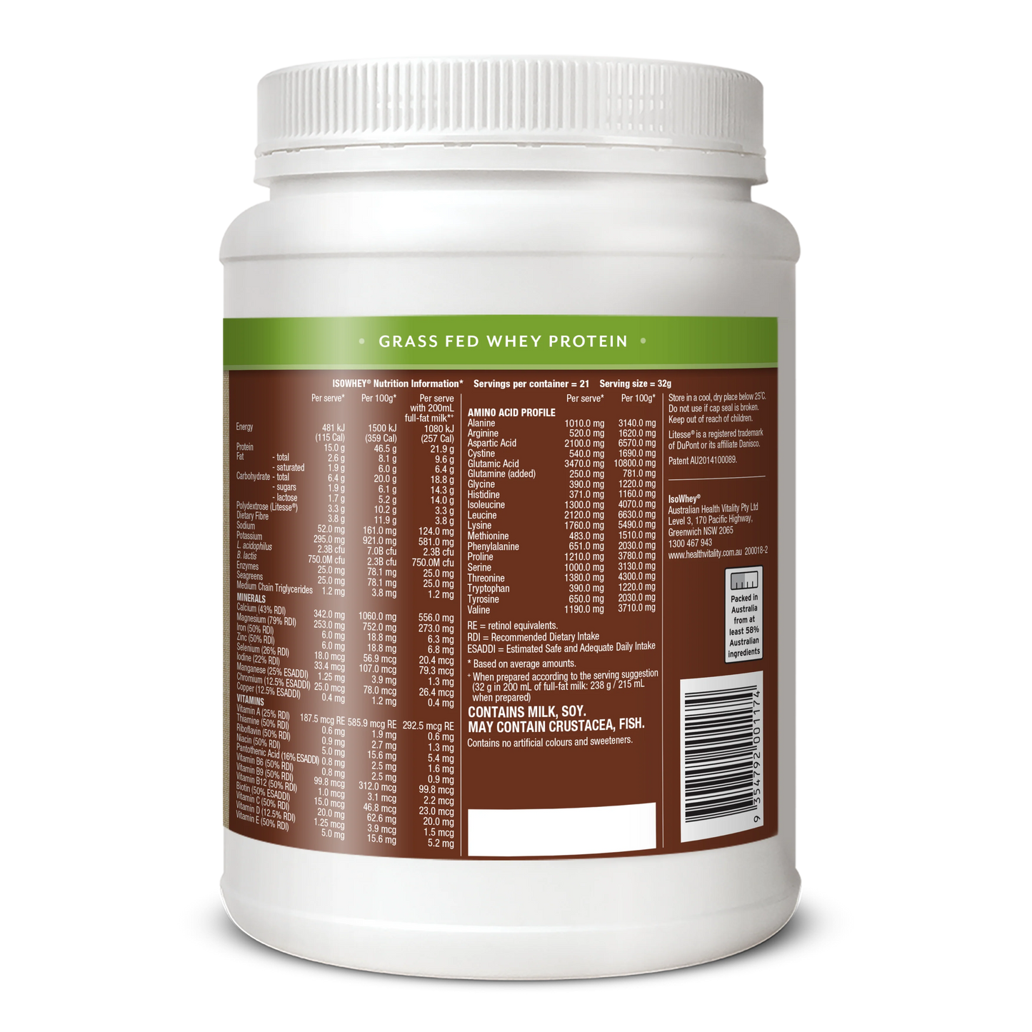 IsoWhey Complete Ivory Coast Chocolate 672g