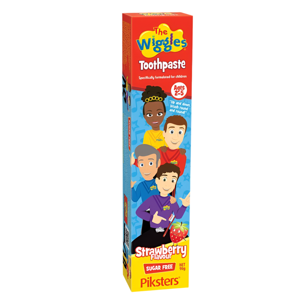 Piksters The Wiggles Kids Toothpaste Strawberry 2-5 Years 96g