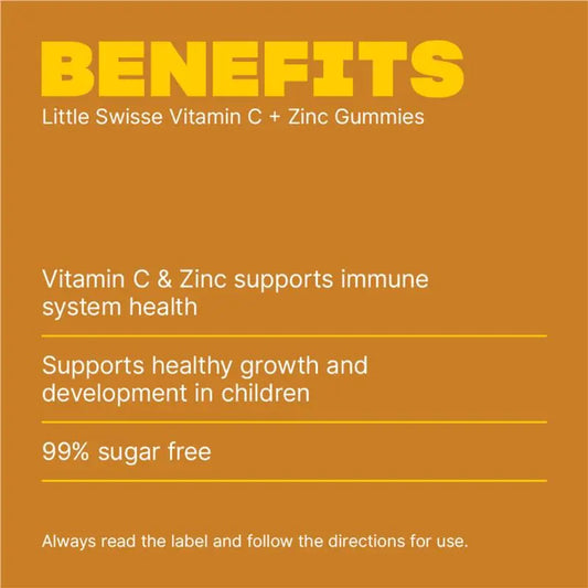 Little Swisse Vitamin C + Zinc 40 Gummies