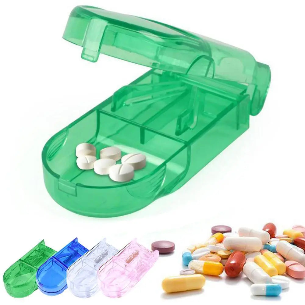 New Pill Cutting Pill Box