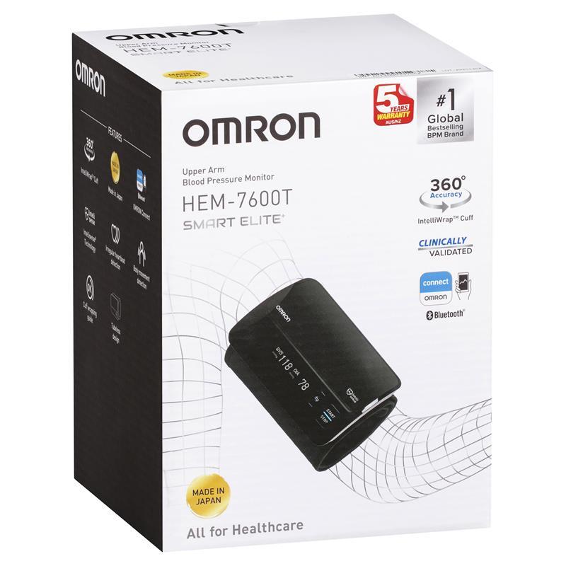 Omron HEM7600T Smart Elite+ Blood Pressure Monitor