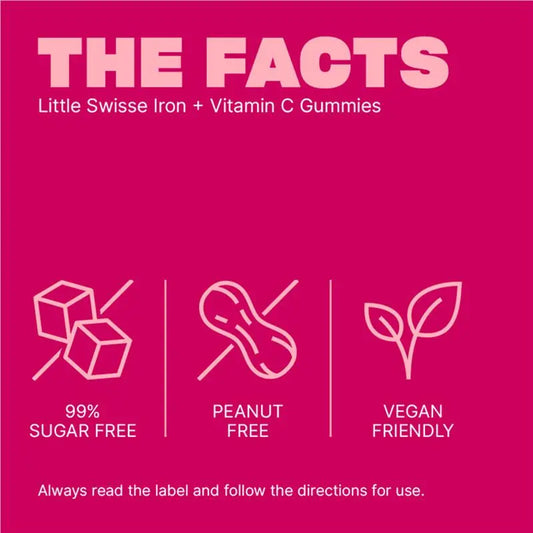 Little Swisse Iron + Vit C Gummies 40 Pack