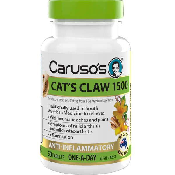 Caruso's Natural Health Cat's Claw 1500 50 Tablets