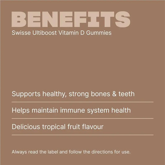 Swisse Ultiboost Vitamin D Gummies 60 Pack