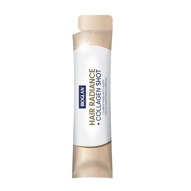 Bioglan Hair Radiance + Collagen Shots 25ml x15 "expiry 07/2026"
