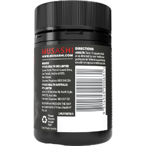 Musashi ZMA + 60 Capsules