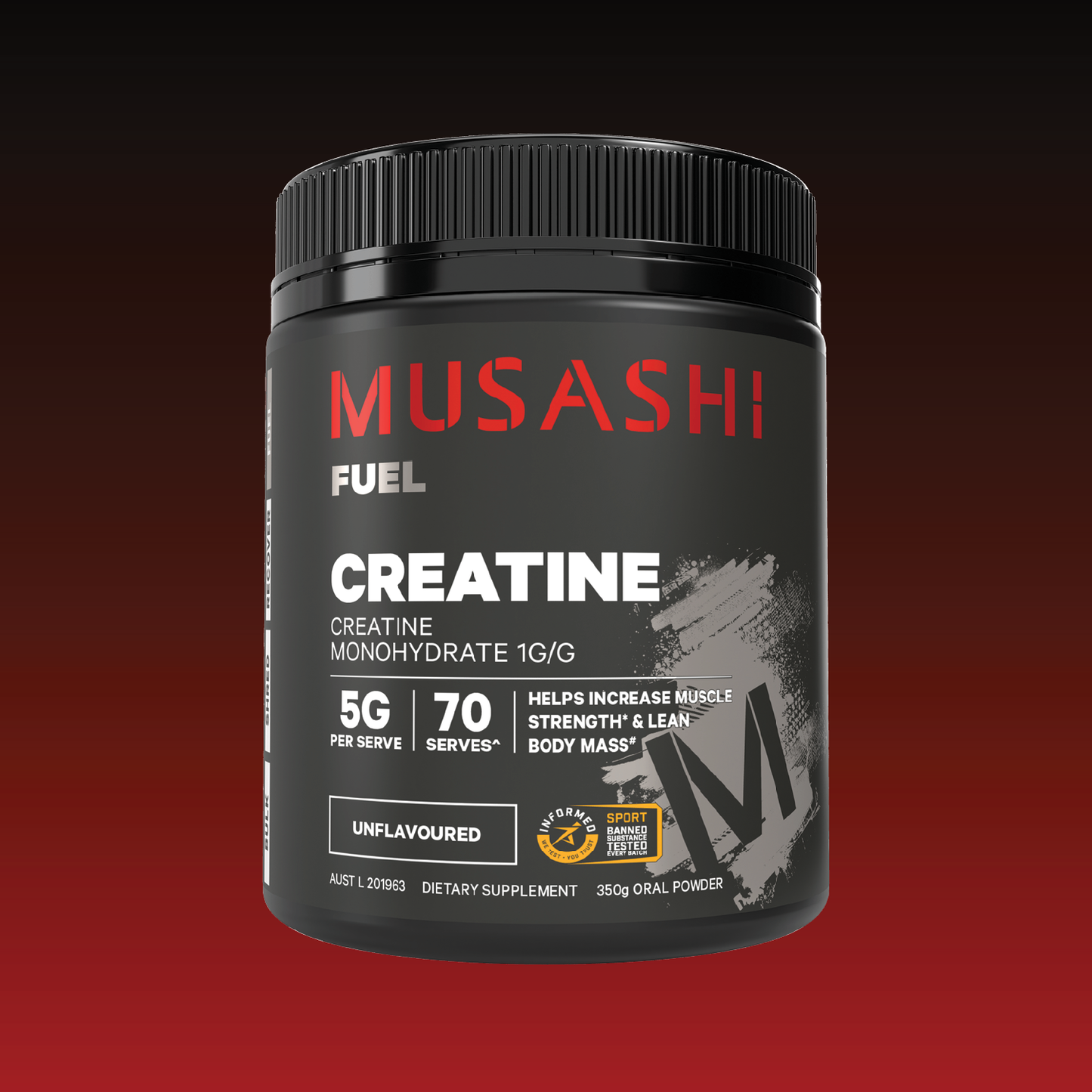 Musashi Creatine Monohydrate Powder 350g
