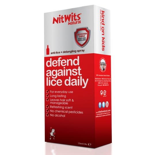 NitWits Anti Lice Spray 125ml