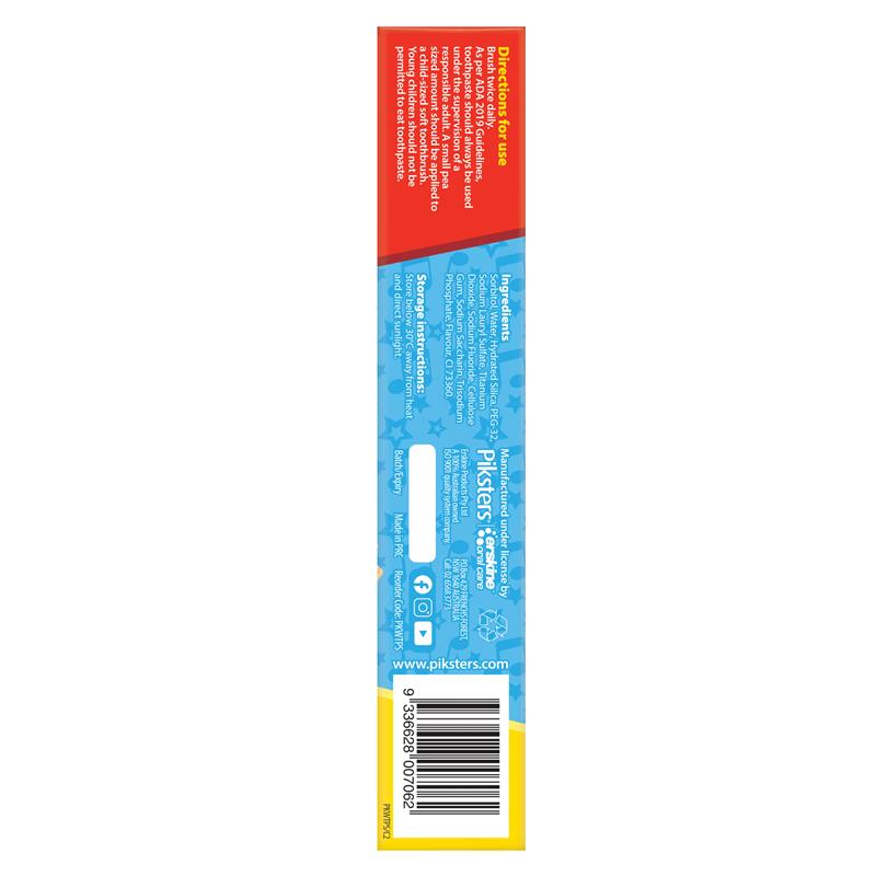 Piksters The Wiggles Kids Toothpaste Strawberry 2-5 Years 96g