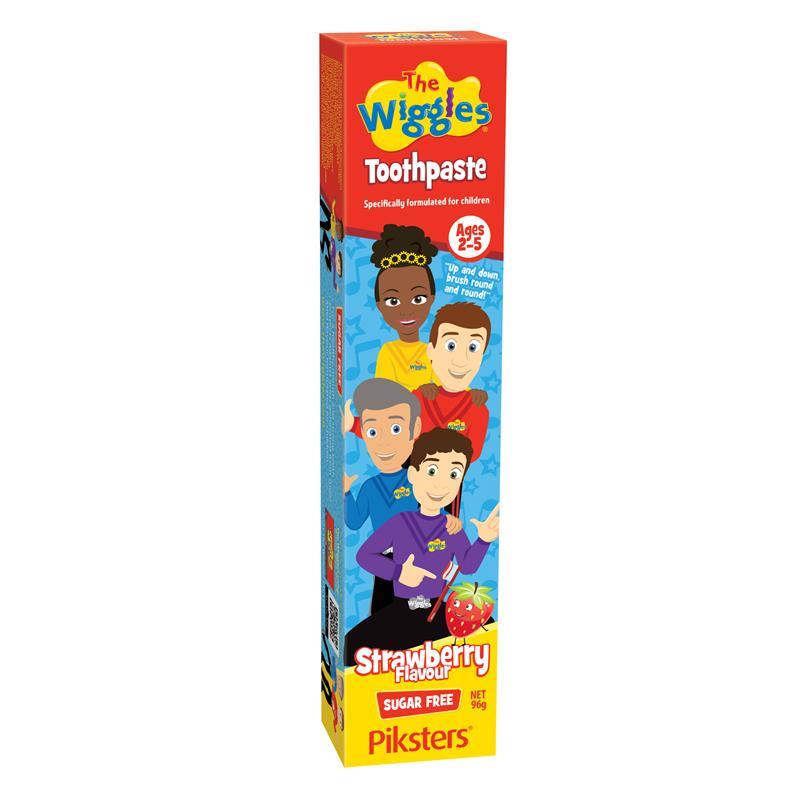 Piksters The Wiggles Kids Toothpaste Strawberry 2-5 Years 96g