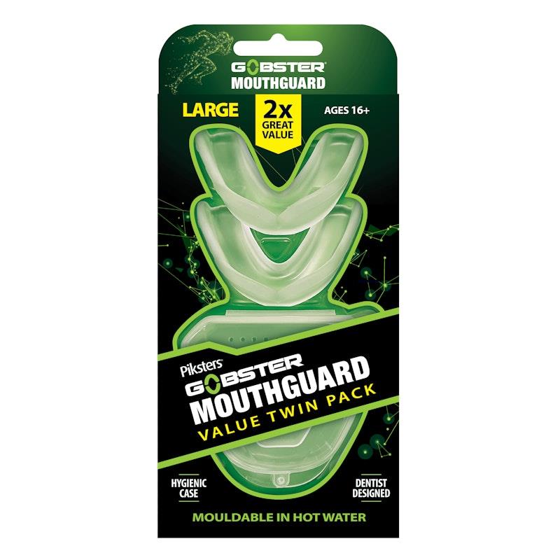 Piksters® Gobster Mouthguard (with case) Large 2 Pack