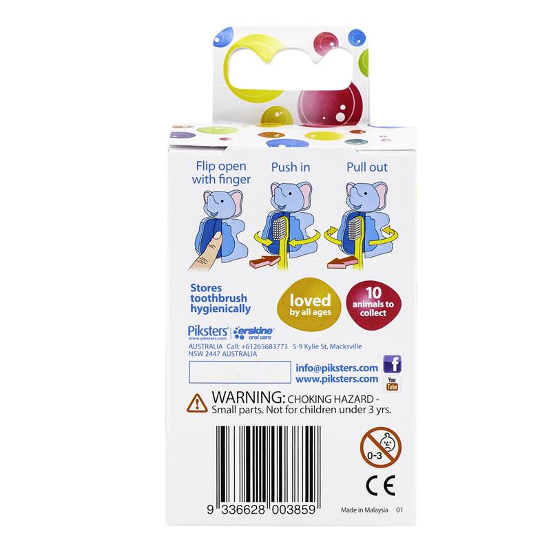 Piksters Kids Bathroom Buddies Toothbrush Holder Assorted