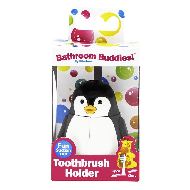 Piksters Kids Bathroom Buddies Toothbrush Holder Assorted