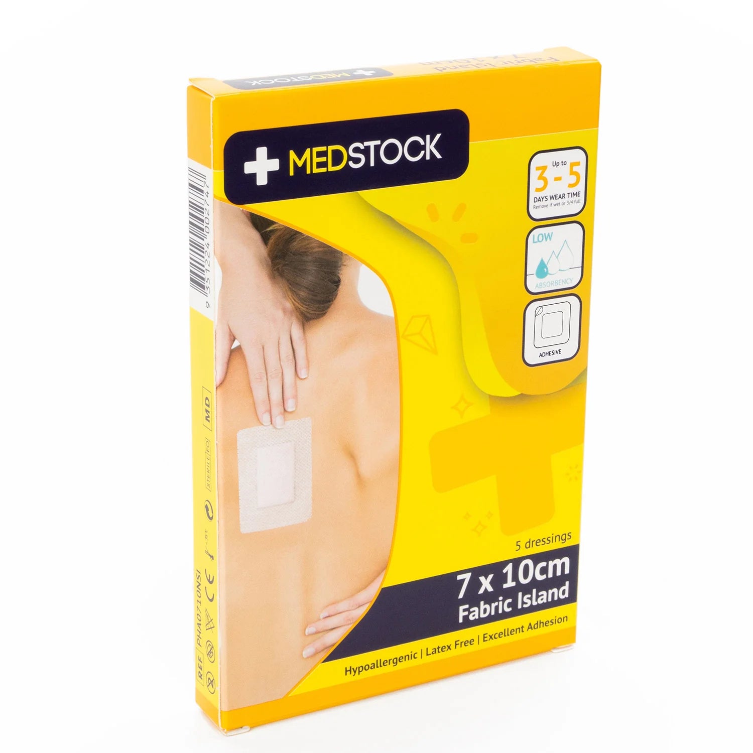 Medstock Multipack Fabric Island Dressing -Box of 5