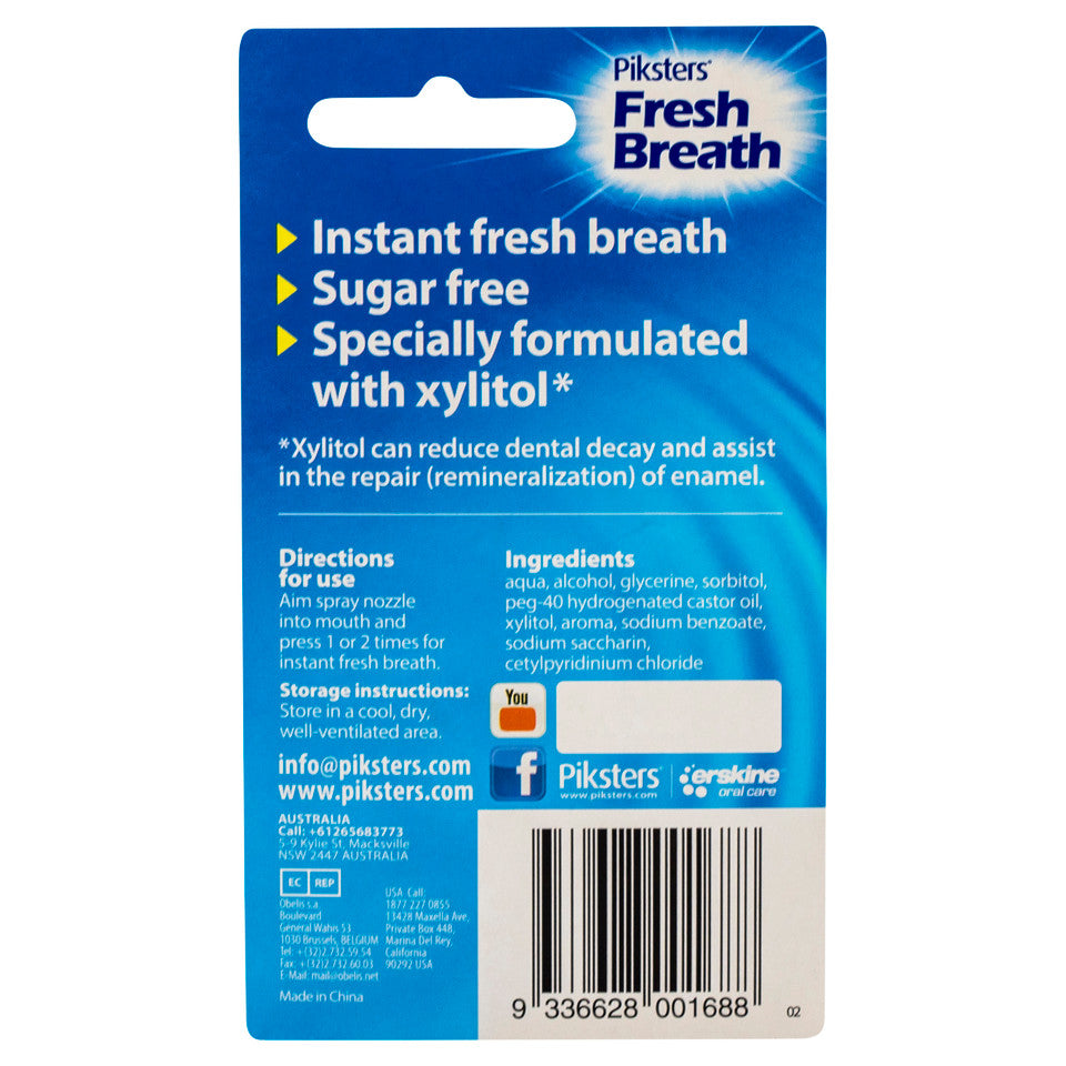 Piksters® Fresh Breath Mouth Spray 20mL