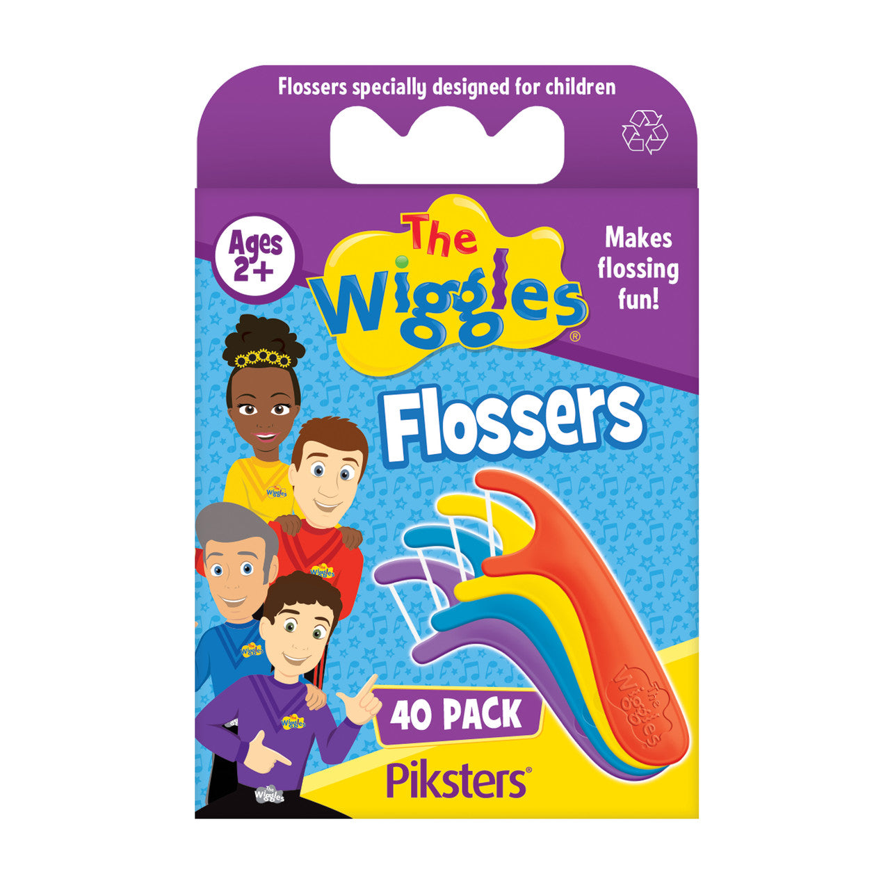 Piksters® The Wiggles® Flossers 40 Pack