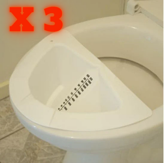 3x Toilet Bowel Discharge Specimen Collector , Witches Hat 800ml