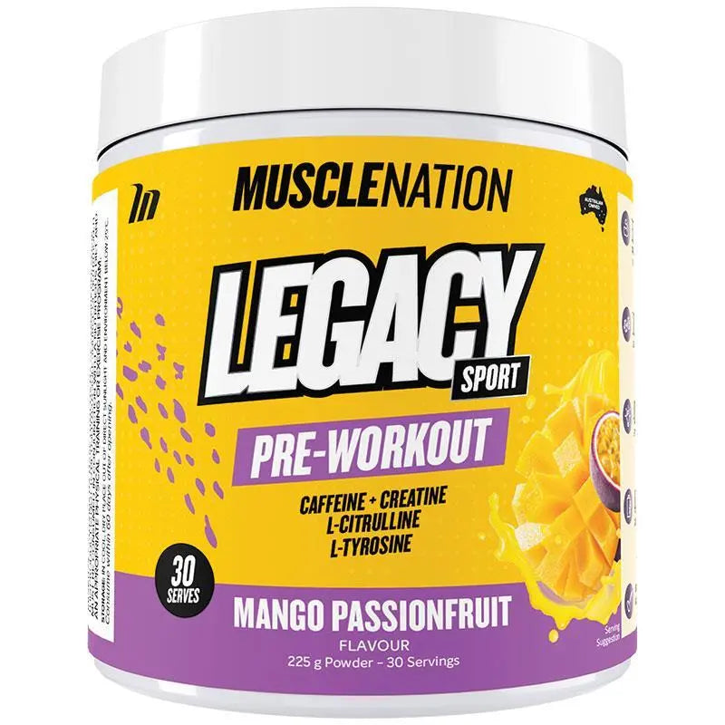 2 x Muscle Nation Legacy Mango Passionfruit 225g