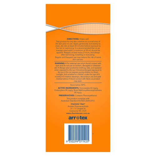 Chemists' Own Sunscreen Lotion Sport SPF50+ 200mL