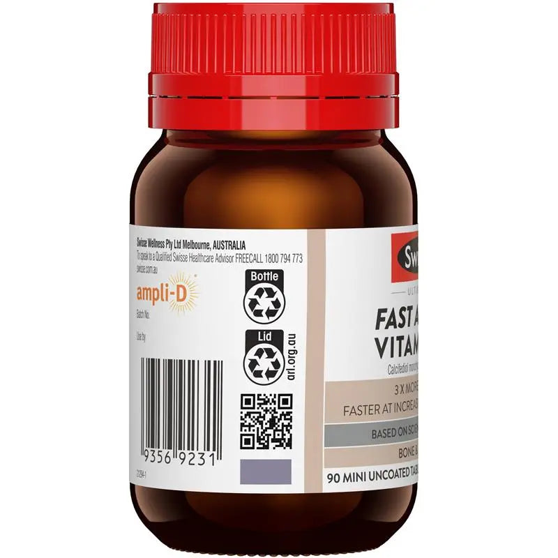 Swisse Ultiboost Fast Acting Vitamin D3 90 Tablets
