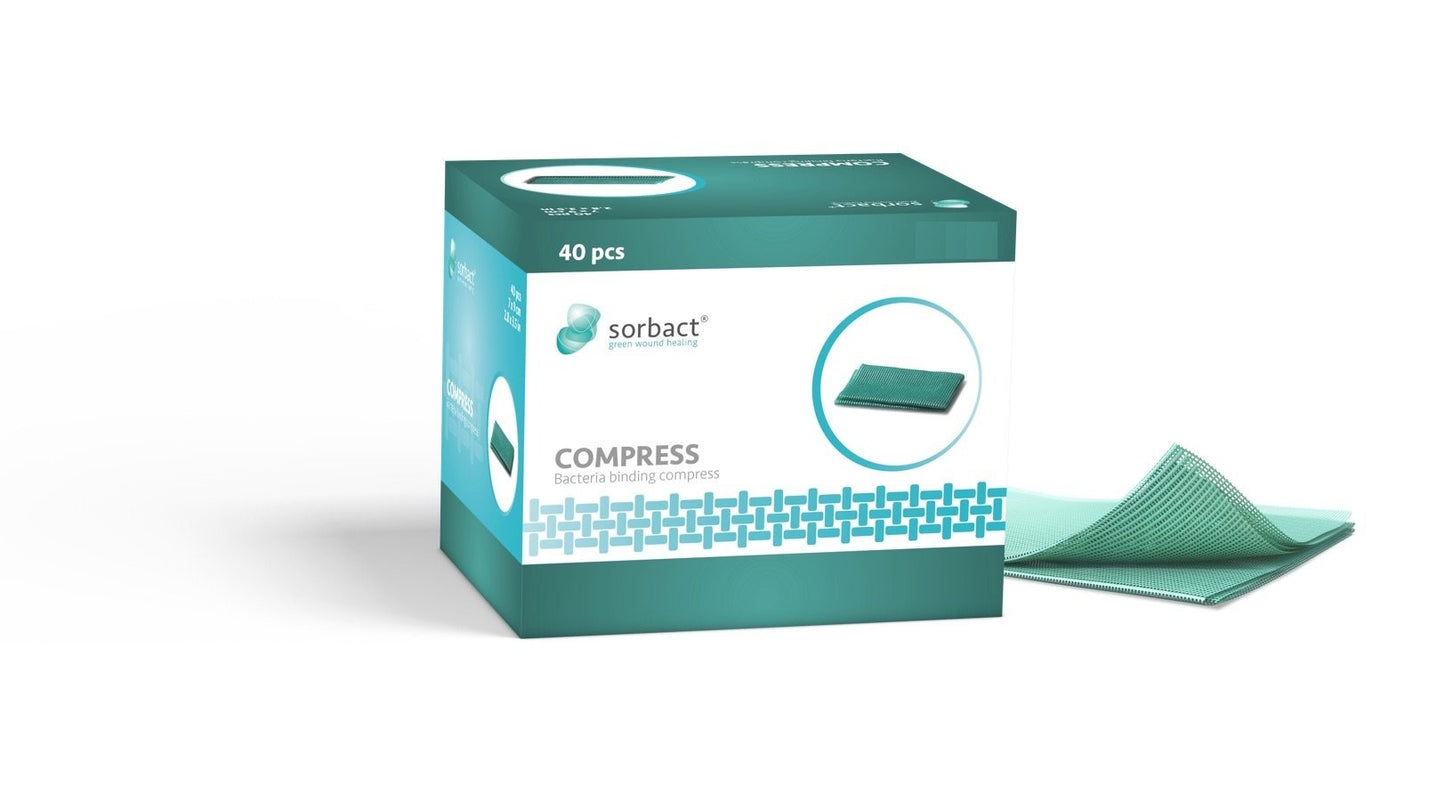 Sorbact Compress 7Cmx9Cm Box 40