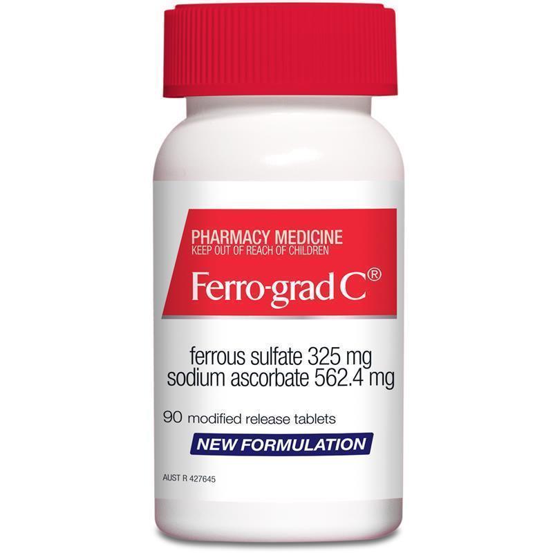 Ferro-Grad Iron & Vitamin C 90 Tablets