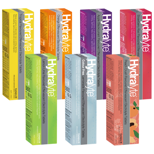 Hydralyte Effervescent Electrolyte 20 Tablets