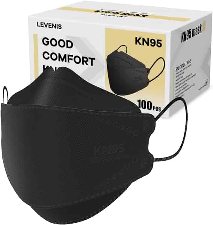 N95 TGA P2 NIOSH FACE MASK (HARLEY) WITH HEADBANDS, BX 20