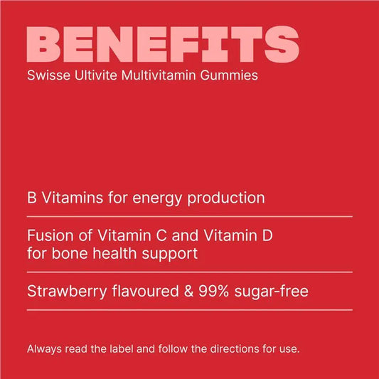 Swisse Ultivite Multivitamin Gummies 60 Pastilles