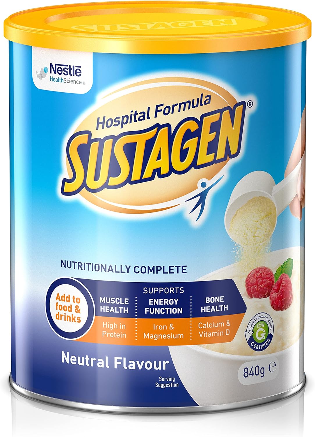 Sustagen Hospital active Neutral 840g powder each