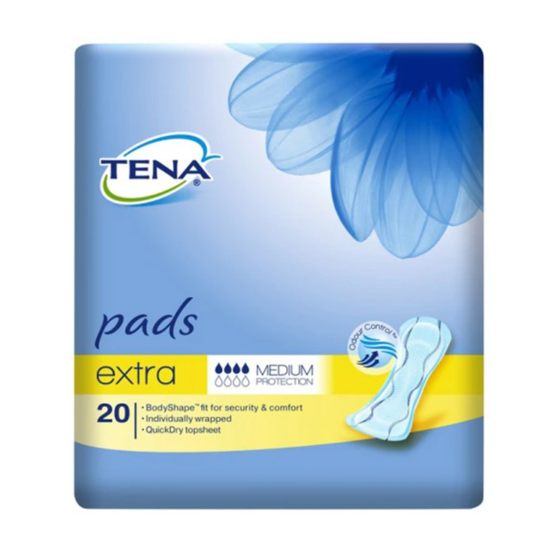 Tena pads instadry standard length Pkt 20