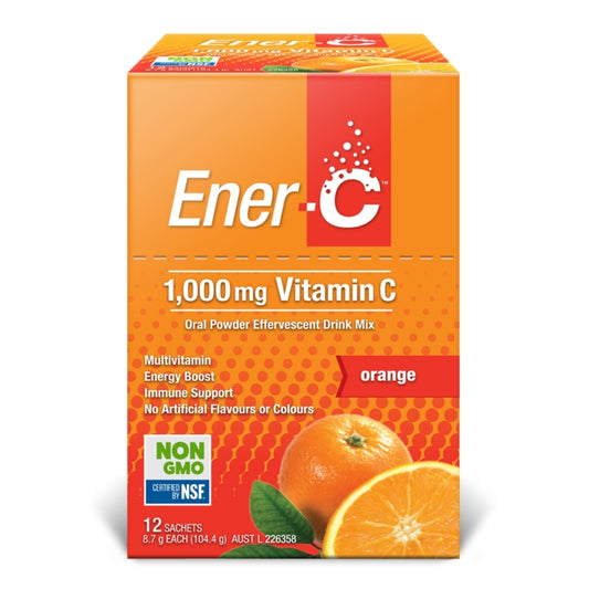 Ener-C Orange 12 Sachets – Multivitamin Drink Mix