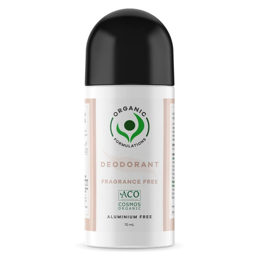 Organic Formulations Fragrance Free Deodorant 70ml