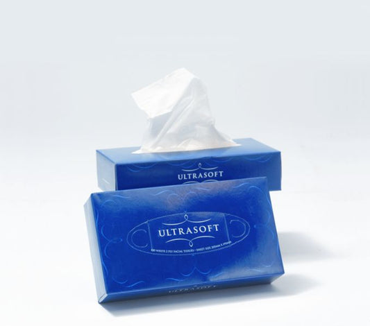Ultrasoft 2Ply Facial Tissues 100 Sheet, Ctn 48