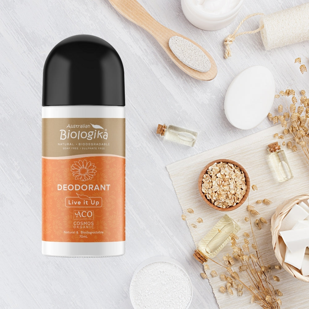 Biologika Live It Up Organic Deodorant Roll On (ACO) 70ml