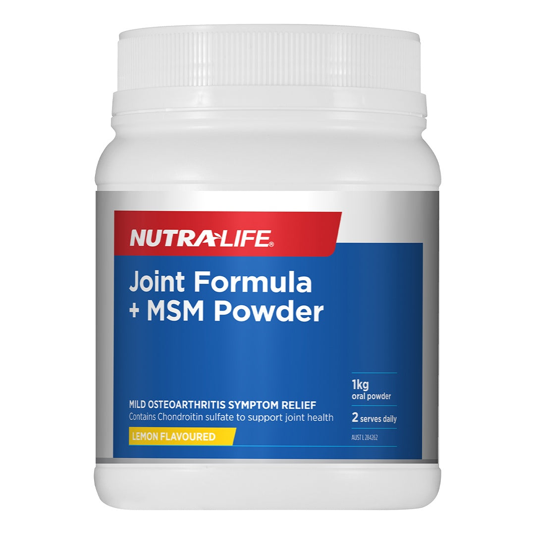 Nutralife Joint Formula + MSM Lemon Powder
