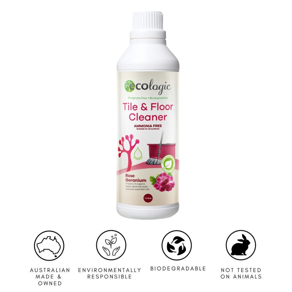ECOLogic Rose Geranium Tile & Floor Cleaner 1L